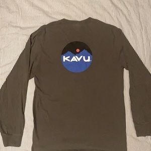 KAVU LIFER MEN'S CASUAL LONG SLEEVE T SZ M